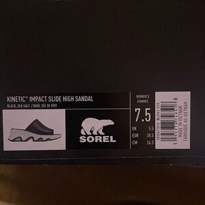 Sorel kinetic slide high sandal .9m theses are a 9 not 7.5